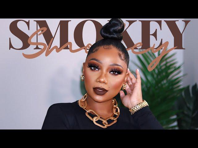 Chocolate Brown Smokey Eye Makeup Look | Tamara Renaye