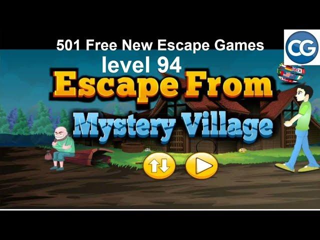 [Walkthrough] 501 Free New Escape Games level 94 - Escape from mystery village - Complete Game