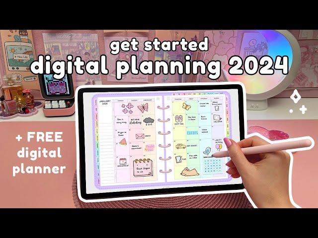 How to Plan on your iPad or Samsung Tablet ️ + FREE Digital Planner 2024  Digital Planning