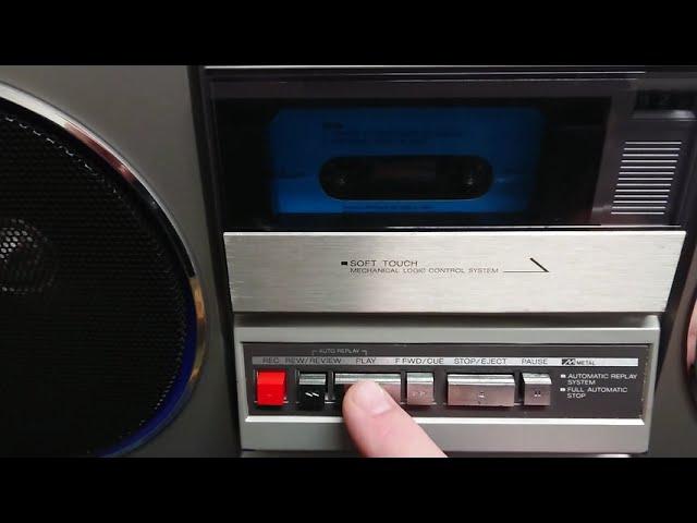 Aiwa CS 600E Stereo Radio Cassette Recorder.