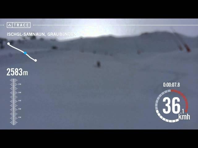 Trace: Skiing - Andres  Neff at Ischgl-Samnaun