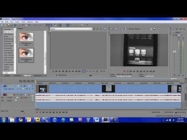 Sony Vegas Pro 10 Tutorial: Effects