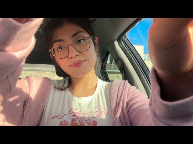 Lofi Car Asmr 🩷 (Soft Spoken) Hand Sounds/ Movements, Wheel Gripping, Tapping +