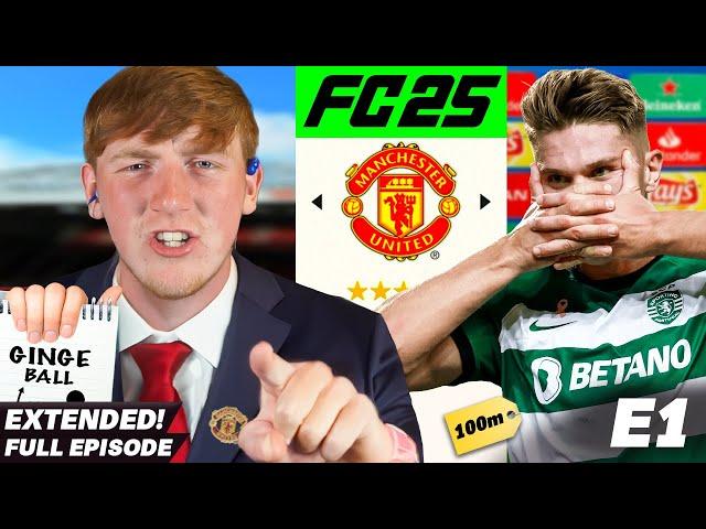 Angry Ginge REBUILDS Man Utd ! (FULL CUT) EA FC 25 Career Mode (Ep 1)