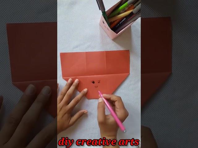 diy easy paper pencil box without glue