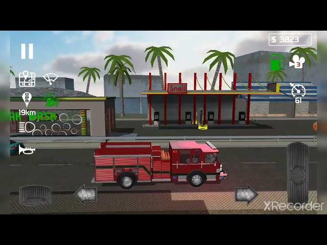 fire engine simulator: racing to 6 fires/ by skisosoft Android gameplay