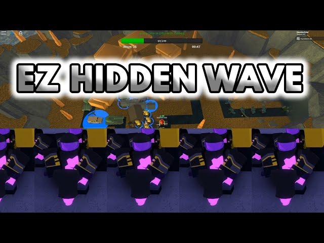 Spamming Void Miner to Carry People for HIDDEN WAVE! [Tower Defense Simulator ROBLOX]