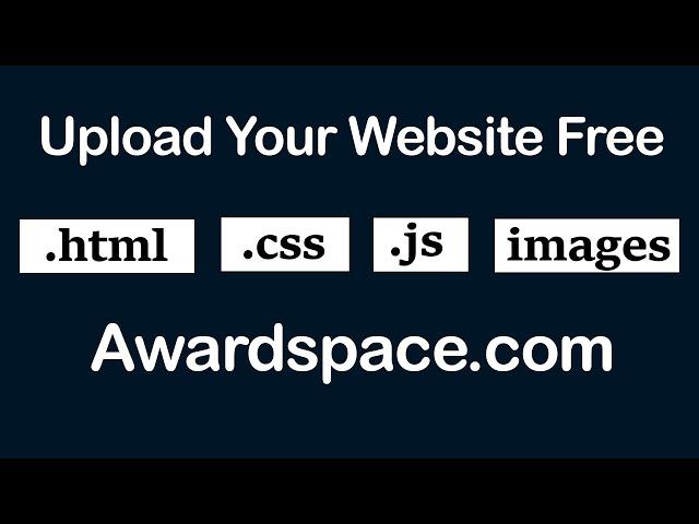 How to Upload Website on FREE Web Hosting Tutorial | awardspace.com