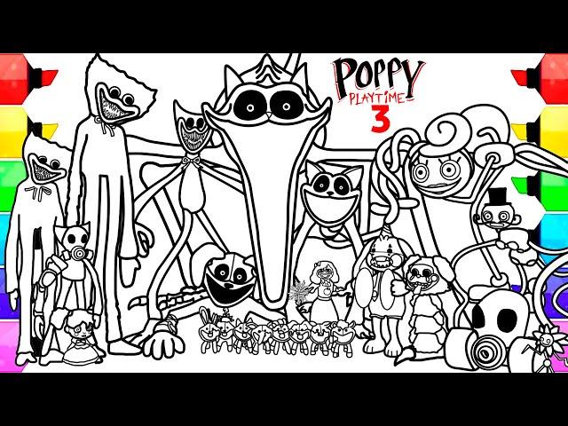 Poppy Playtime Chapter 3 New Coloring Pages / How To COLOR ALL BOSSES and MONSTERS from All Chapters