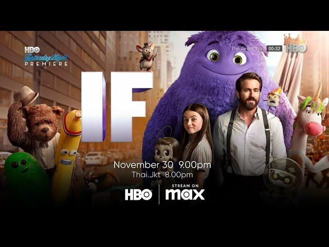 [Promo] HBO Asia - Saturday Night Premiere (November/2024): IF (2024)