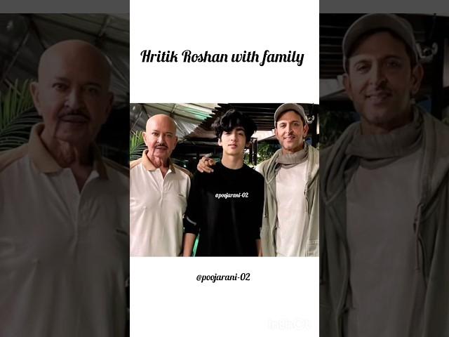 Hrithik Roshan with family ️#bollywood #actor #love #ytshorts