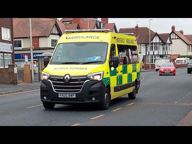 ambulnz community partners community ambulance Renault master passing by