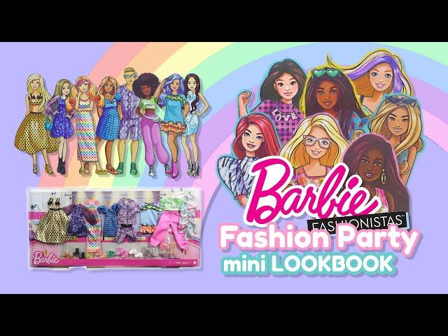 Barbie Fashionistas Fashion Party Mini Lookbook  #barbie #dolls #toys #kawaii