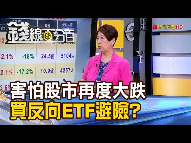 《害怕股市再度大跌 買反向ETF避險好嗎?》【錢線百分百】20240809-10│非凡財經新聞│