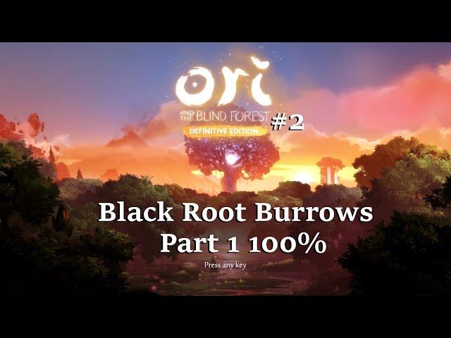 Black Root Burrows Part 1 | Ori and the Blind Forest Definitive Edition 100% Walkthrough #2