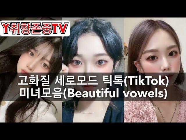 [Y취향존중tv] 고화질 세로모드 틱톡(TikTok) 얼굴미녀모음(Beautiful vowels)