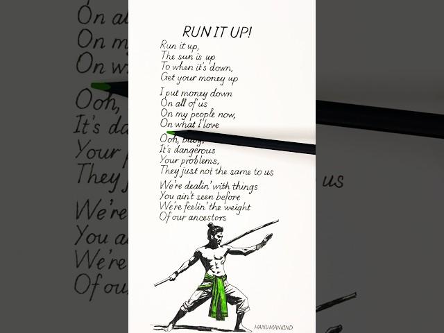  RUN IT UP – Hanumankind (Lyrics + Subtitles) 