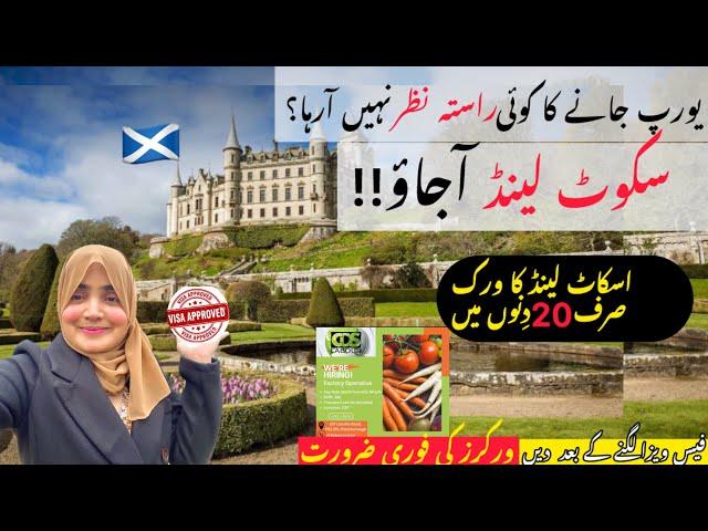 Europe free work visa| most famous places in Scotland/travel video/#travel #jobs #europe 2024