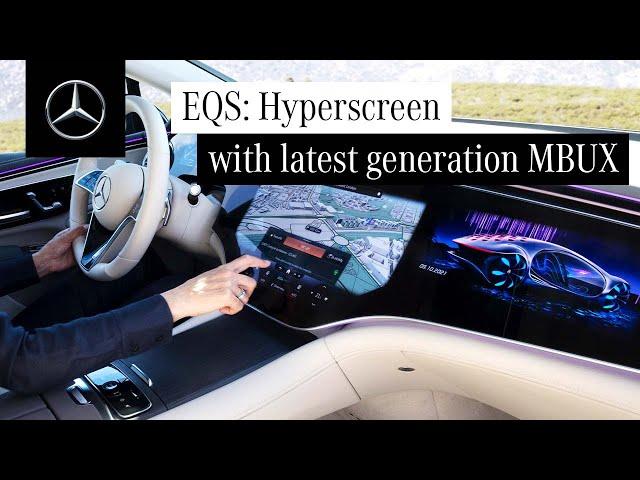 The New EQS: MBUX and Hyperscreen