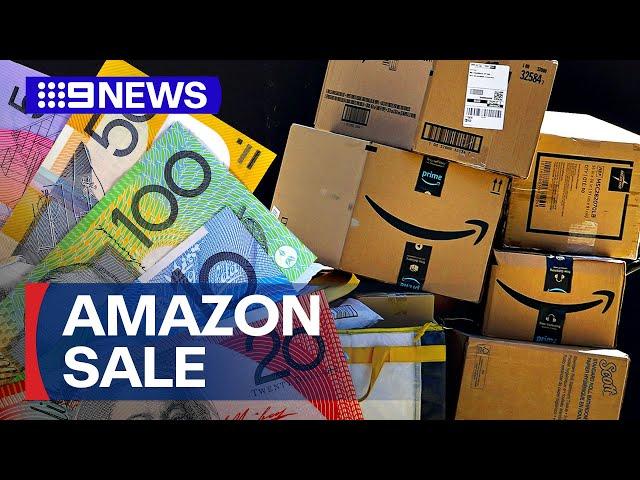 Amazon kicks off biggest and longest Australian sales event | 9 News Australia