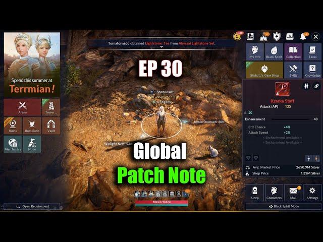 Black Desert Mobile Global Update Patch Note & Reviews EP 30