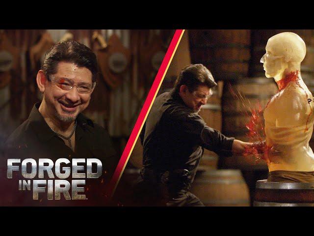 BEN ABBOTT'S STEEL CINQUEDEA CHALLENGE | Forged in Fire: Beat the Judges