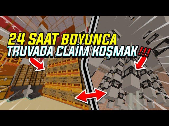 24 SAAT BOYUNCA TRUVADA BİTEN CLAİM KOŞTUM! NELER ÇIKTI!!? - Craftrise Survival Ametist