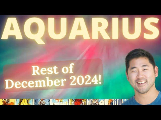 Aquarius - SPEECHLESS ON SO MANY LEVELS-NEVER SEEN A READING LIKE THIS!  Dec. 23-31 Tarot Horoscope