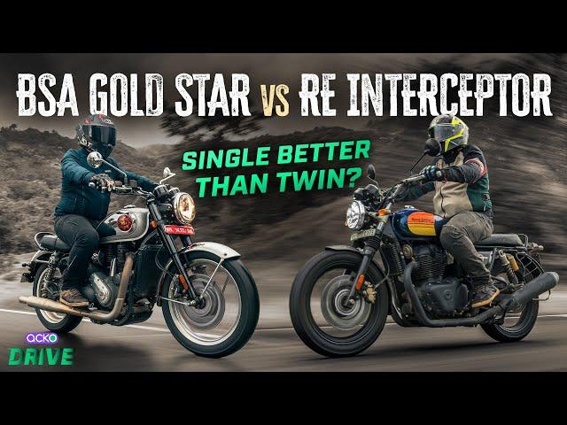 BSA Gold Star 650 vs Royal Enfield Interceptor 650: 650cc Retro Roadsters Compared |An Iconic Battle