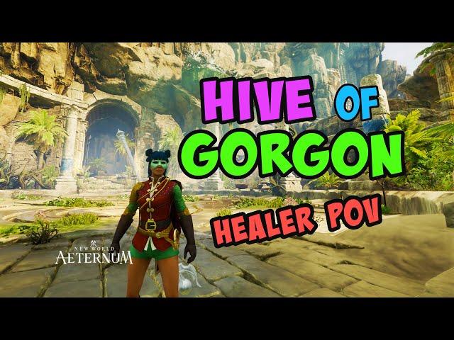 HIVE OF GORGON RAID COMPLETED - Healer POV - NEW WORLD AETERNUM