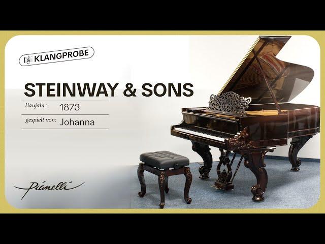 Seltener Palisander Steinway & Sons Flügel von 1873 in der  #Pianelli Klangprobe mit Johanna