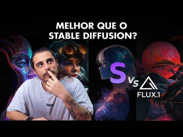 Guia completo: A melhor IA para geração de imagens? Flux.1 x Stable Diffusion