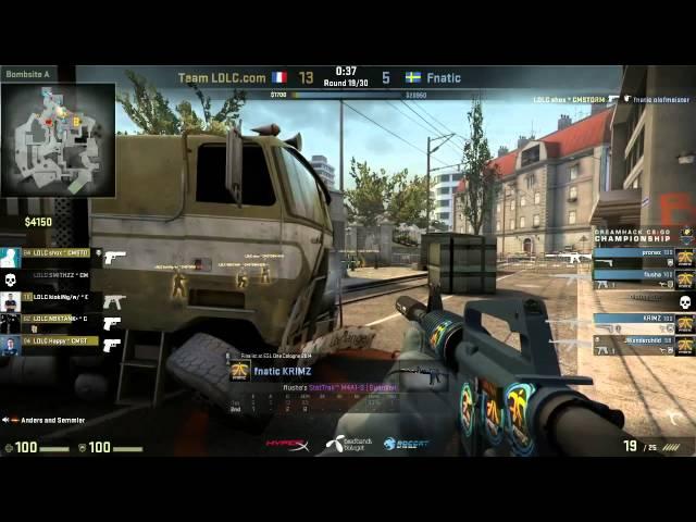 LDLC vs Fnatic on de_overpass @ Dreamhack Winter 2014 Quarter Finals (CS:GO LDLC vs Fnatic) Game 3