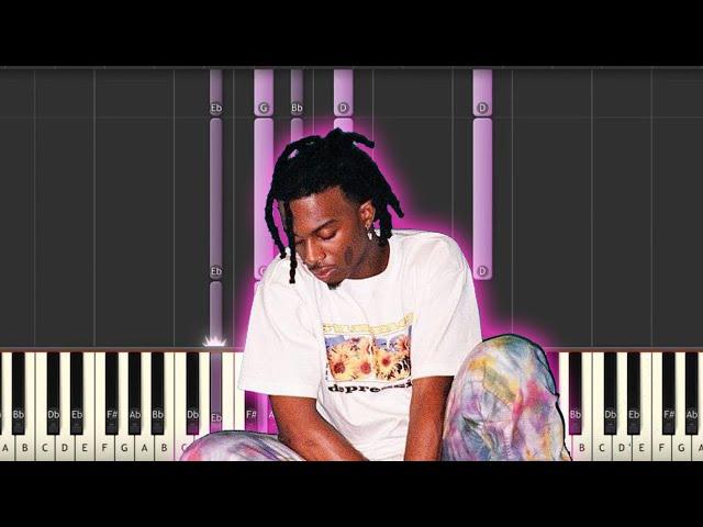 Playboi Carti - Molly Piano Tutorial