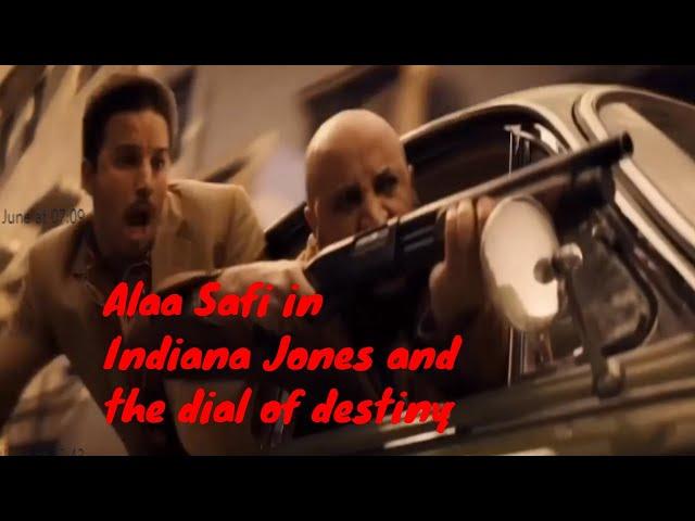 Video of Alaa Safi aka Simon Z from the Chosen appearing in Indiana Jones and the dial of destiny