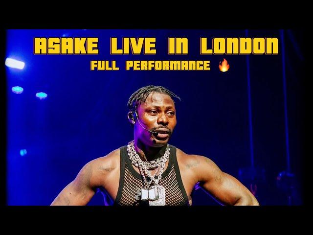 Asake live at the O2 Arena in London 2024 | Brought Wizkid and Stormzy + Did mind blowing stunts 