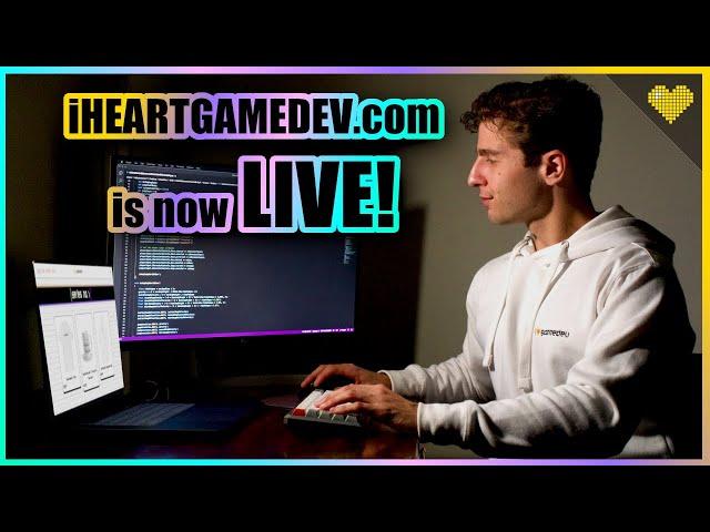 I Made the iHeartGameDev Website and Merch Store!