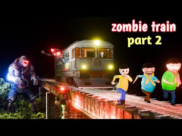 gulli bulli aur zombie train part 2 | zombie train | gulli bulli cartoon | make joke horror