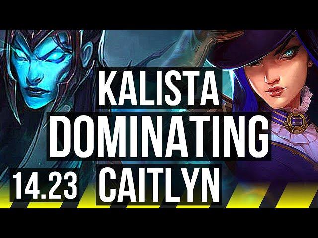 KALISTA & Rell vs CAITLYN & Blitzcrank (ADC) | Dominating | VN Challenger | 14.23