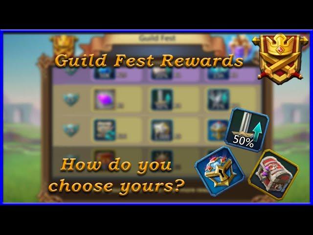 How To Choose The Best Guild Fest Rewards | Lords Mobile