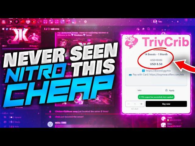 Possibly The BEST Discord Nitro Service Prices Right Now + INSANE Giveaway