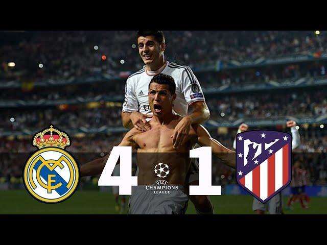 Real Madrid vs Atletico Madrid (4 - 1) UCL Final 2014 All Goals | HD Arabic Commentary