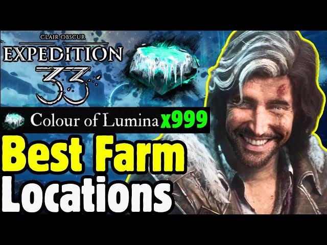 Best Color of Lumina FARMING LOCATIONS in Clair Obscur: Expedition 33