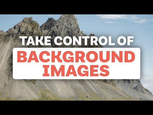 Controlling background-images | CSS Tutorial