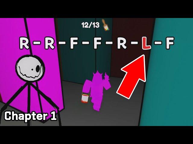 Color or Die Chapter 1 Directions for Beginners [Full Walkthrough] Roblox