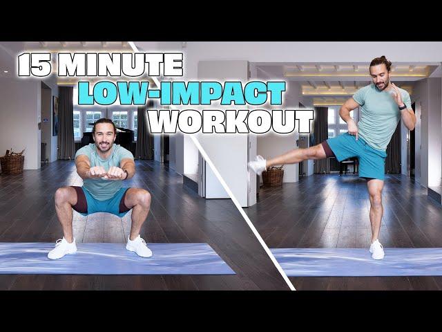 15 Minute LOW-IMPACT Workout | The Body Coach TV