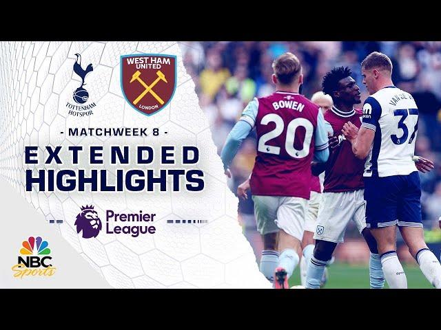 Tottenham Hotspur v. West Ham United | PREMIER LEAGUE HIGHLIGHTS | 10/19/2024 | NBC Sports