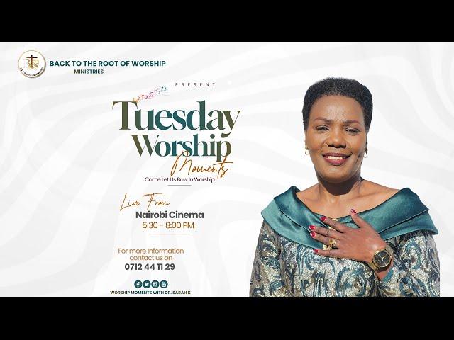 Tuesday Worship Moments with Dr. Sarah K & Shachah Team { 22nd OCT 2024}