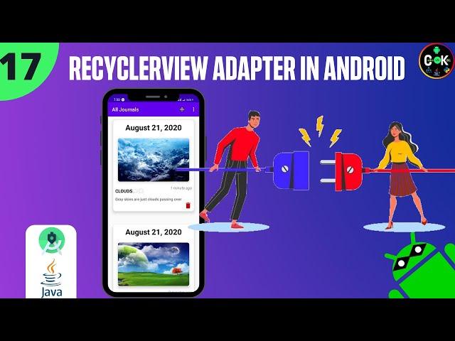 How to use recyclerview adapter in Android||2020||Set Data in Adapter-#17