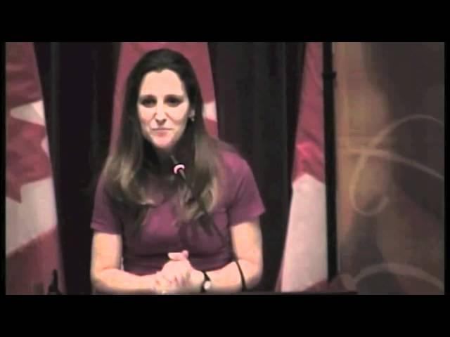 Chrystia Freeland on What the Contemporary Context Demands of Canadian Foreign Policy